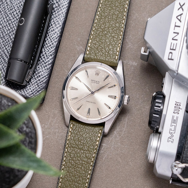 1966 Rolex Oyster Precision 36mm Manual Silver Dial 6424