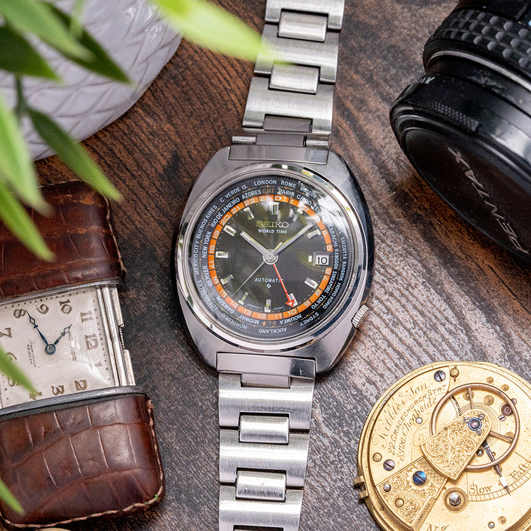 1974 Seiko World Time GMT Automatic on Bracelet 6117-6400