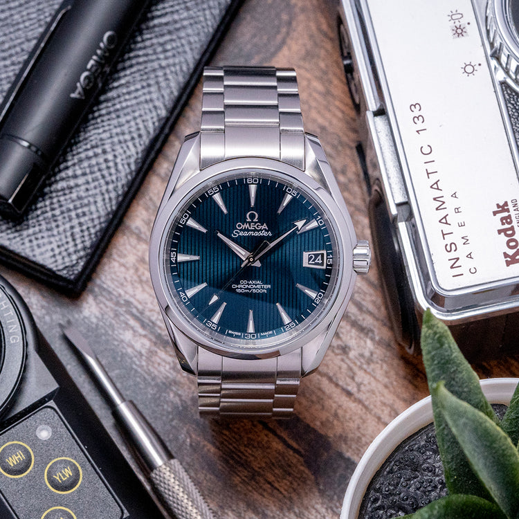 2013 Omega Seamaster Aqua Terra Blue "Skyfall" 38.5mm 231.10.39.21.03.001