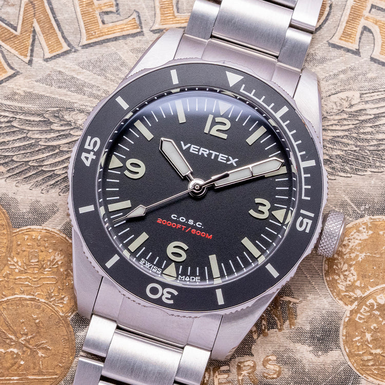2022 Vertex M60 AquaLion No-Date on Bracelet