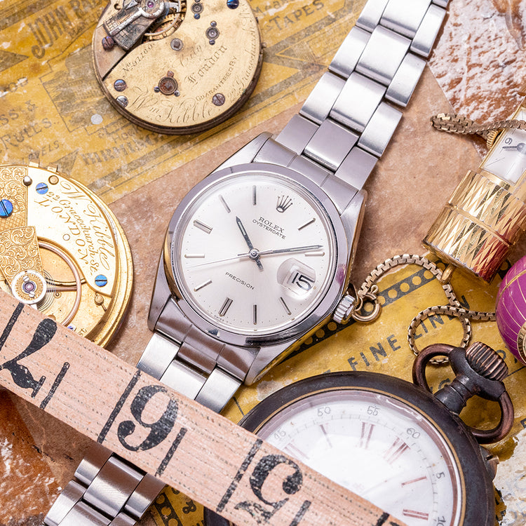 1970 Rolex Oysterdate Precision on Bracelet 34.5mm 6694