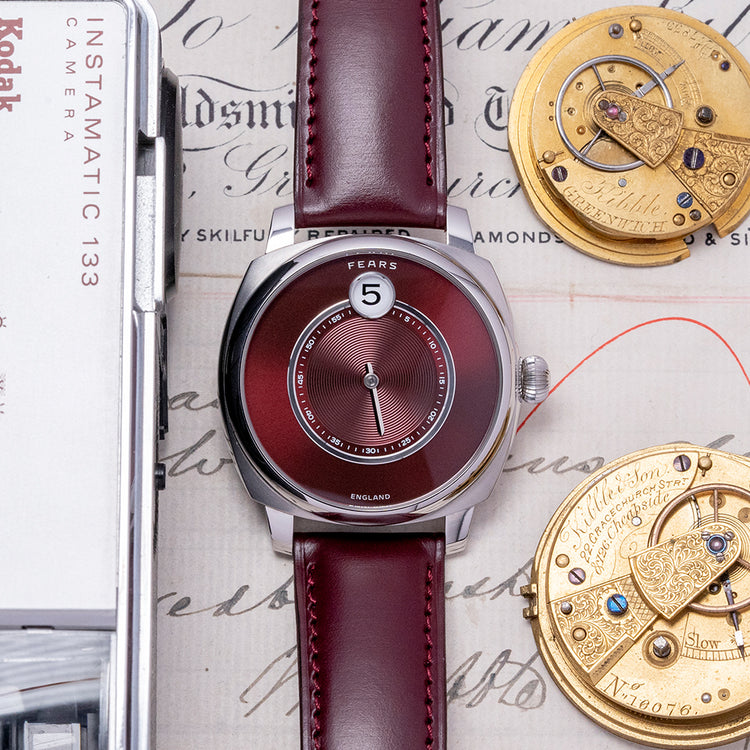 2023 Fears Christopher Ward Alliance 01 Jump Hour Red Dial