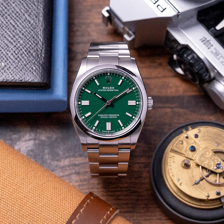 2020 Rolex Oyster Perpetual 36mm Green Dial 126000