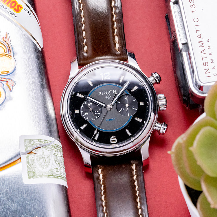 2017 Pinion 1969 Revival Chronograph No-Date Dial