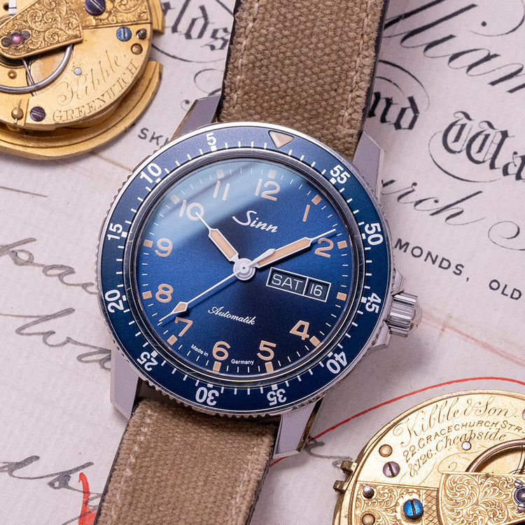 2020 Sinn 104 St Sa A B E Blue Automatic Limited Edition