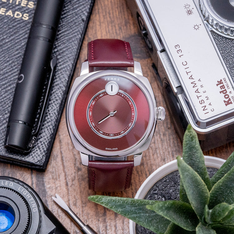 2023 Fears Christopher Ward Alliance 01 Jump Hour Red Dial