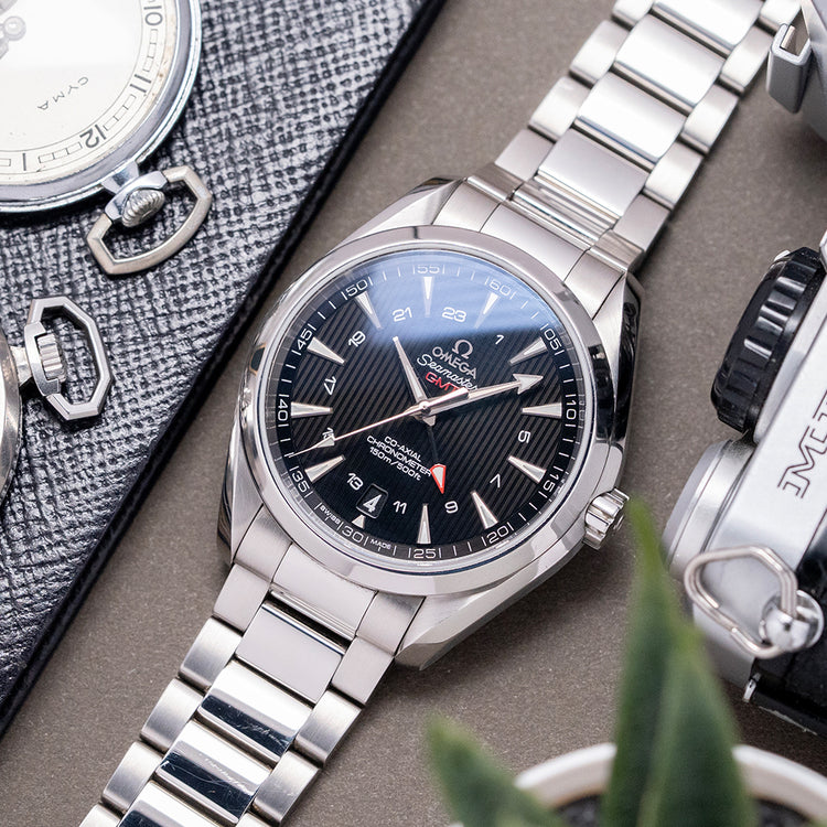 2010s Omega Seamaster Aqua Terra GMT 43mm 231.10.43.22.20.01.001