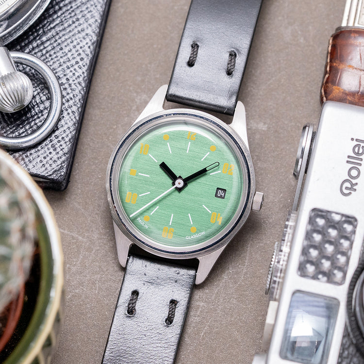 2020s Paulin Neo Windup Watch Shop Exclusive Green Auto 38mm