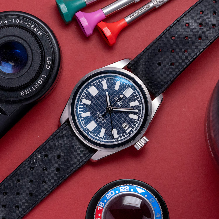 2021 Maen Greenwich 38 GMT Blue Dial Automatic MGG.02