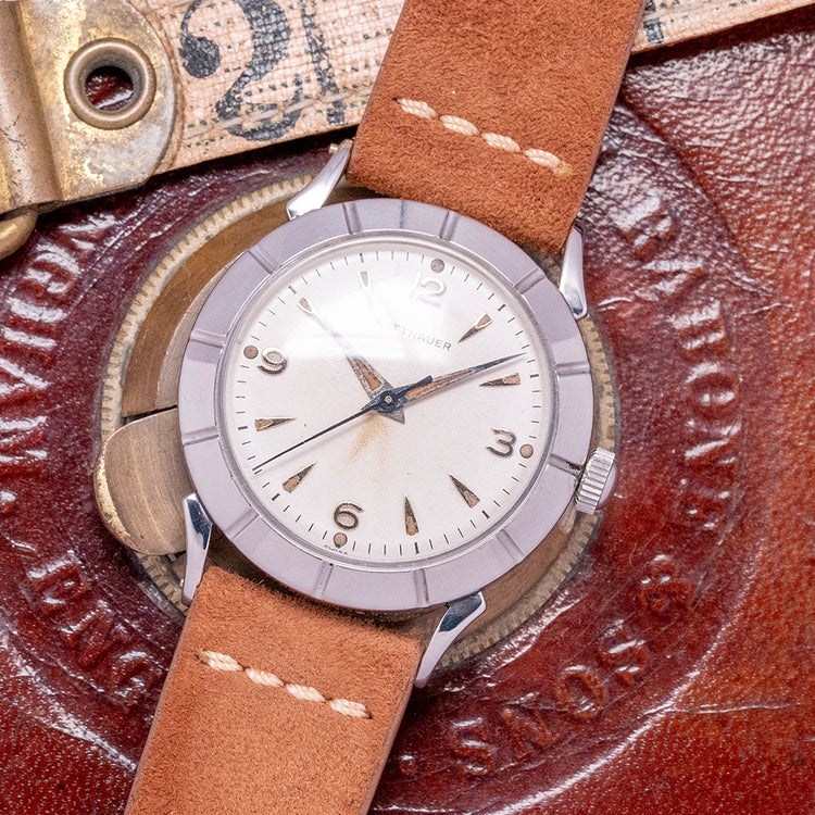 1950s Wittnauer Dress Watch Fancy Case 2605 32mm