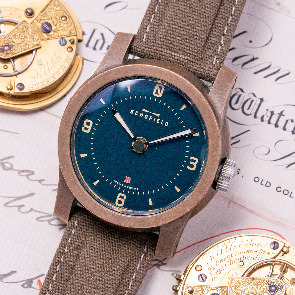 2015 Schofield Beater Bronze Batch Blue Automatic