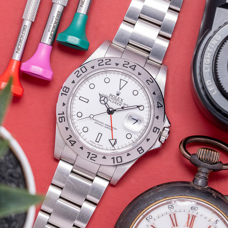 2007/08 Rolex Explorer II Polar White Dial 40mm SEL 16570