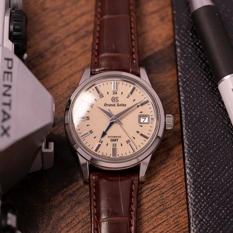 2021 Grand Seiko Elegance GMT Cream Dial SBGM221G