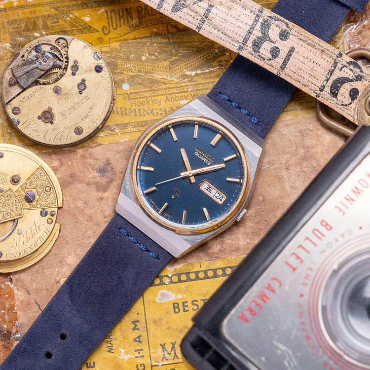 1977 Seiko Quartz 'SQ' Steel & 'Gold' 35.5mm 7546-8059