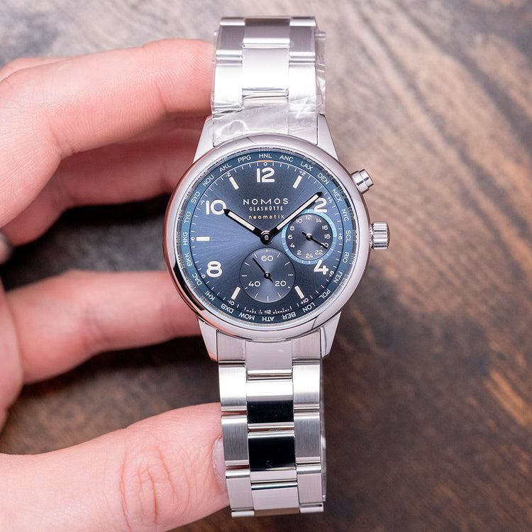 2025 Nomos Club Sport Neomatik Worldtimer Blue 40mm 790