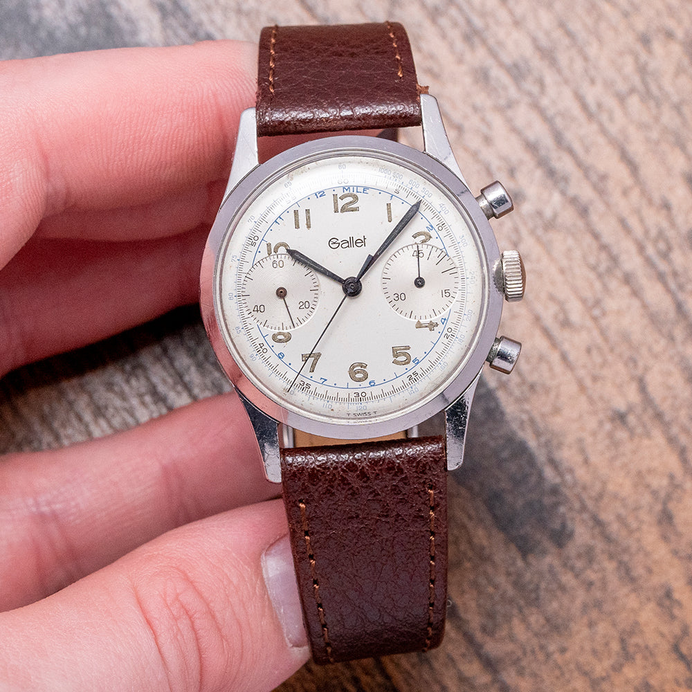 1960s GALLET Multichron 45 Chronograph Valjoux 7730