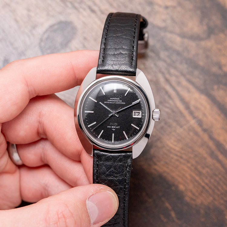 1970 Seiko 'Superior' King Seiko Hi-Beat 37mm Black Dial 4502-8010