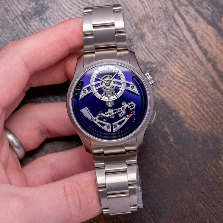 2024 Christopher Ward C1 Bel Canto 'Viola' Purple on Bracelet