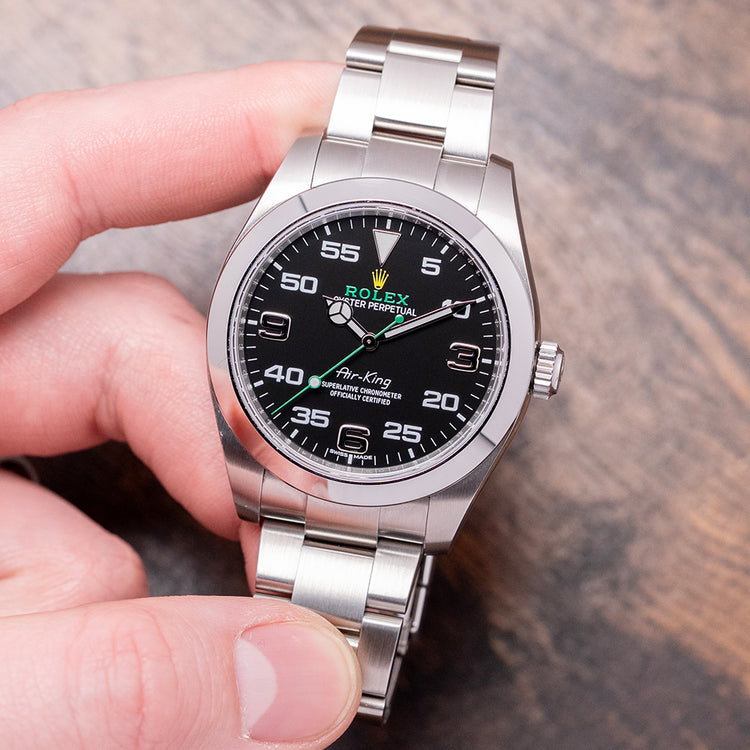 2022 Rolex Air King 40mm Black Dial Discontinued 116900