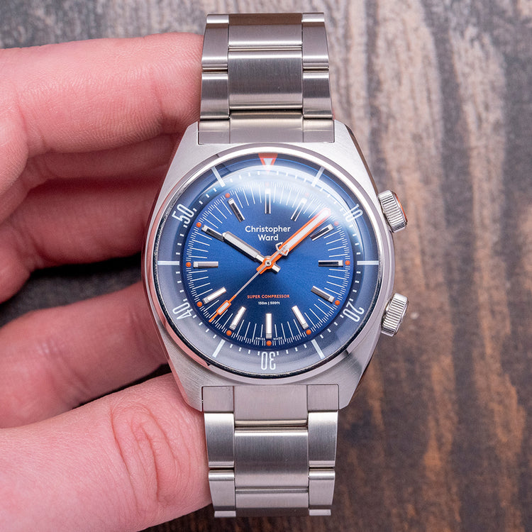 2021 Christopher Ward C65 Super Compressor Blue 41mm