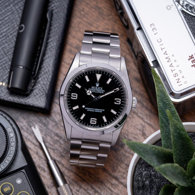 1996 Rolex Explorer I 36mm Tritium 14270 on Bracelet