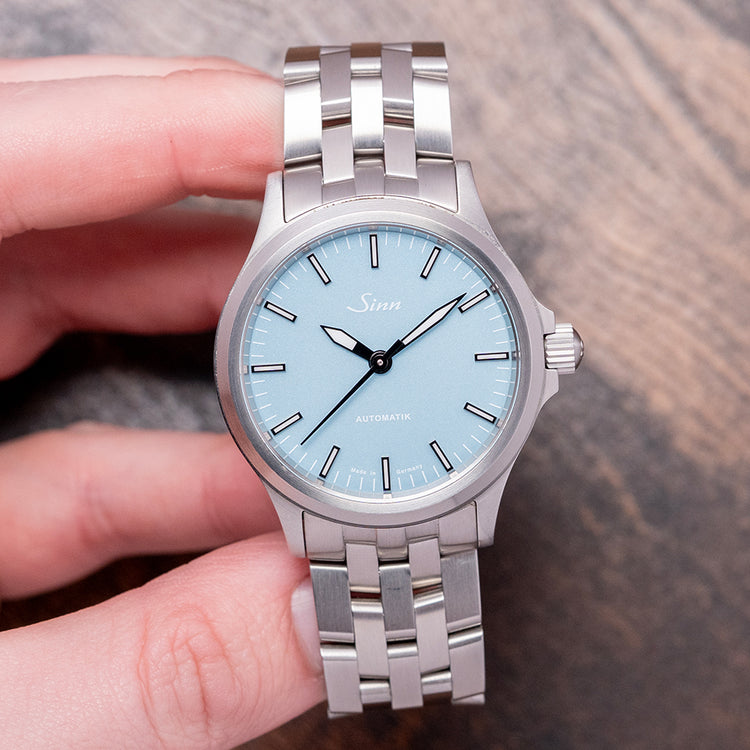 2022 Sinn 556 Aquamarine Blue Limited Edition 38.5mm 556.0115