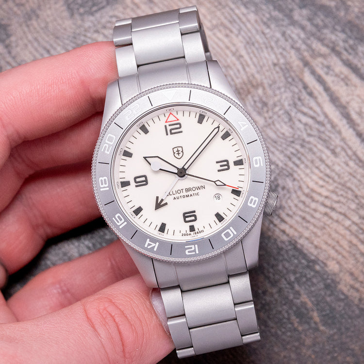 2024 Elliot Brown Holton Auto GMT Whiteout Frosted Steel