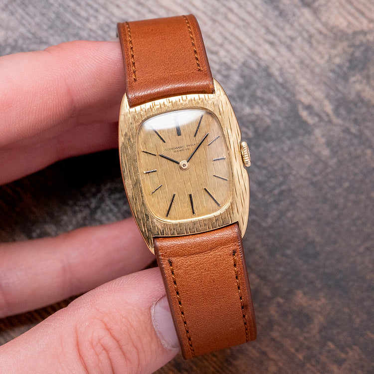 1964 Audemars Piguet Ultra Thin 'Tank' Cal. 2003 18ct Gold Textured