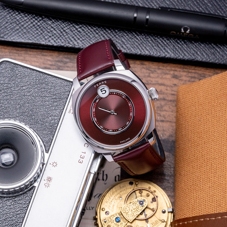 2023 Fears Christopher Ward Alliance 01 Jump Hour Red Dial