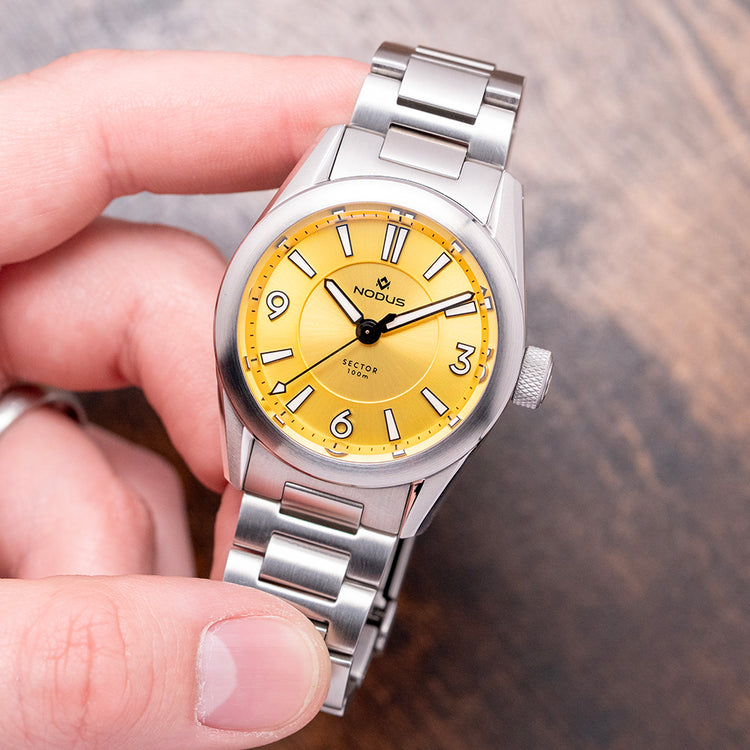 2023 Nodus Sector Sport Yellow Sunburst Dial Automatic 38mm
