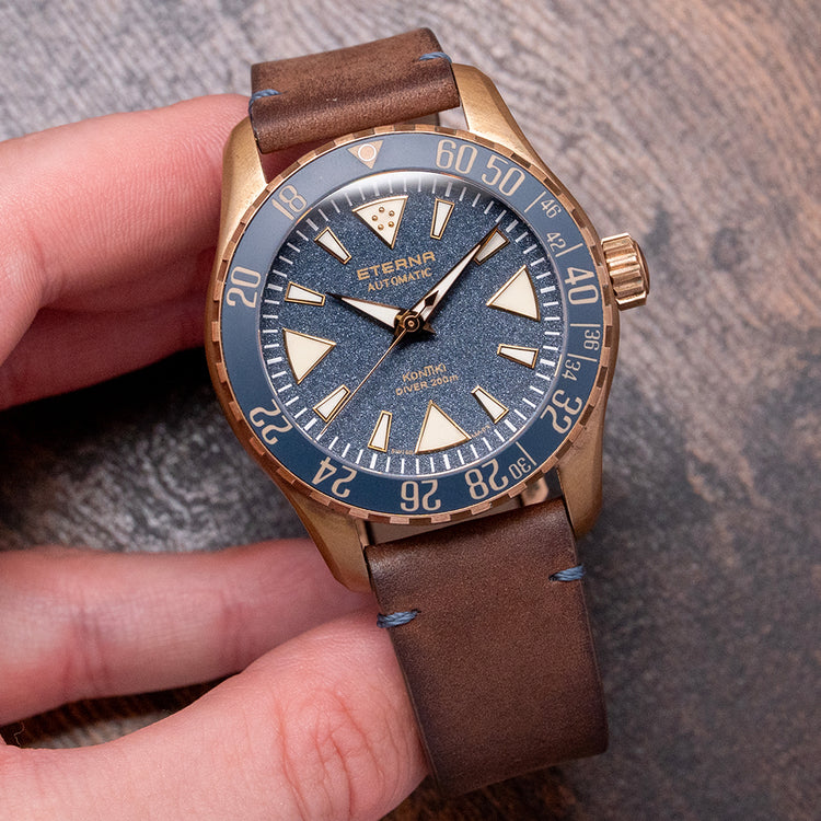 2024 Eterna Kontiki Bronze Diver 44mm Limited Edition Blue