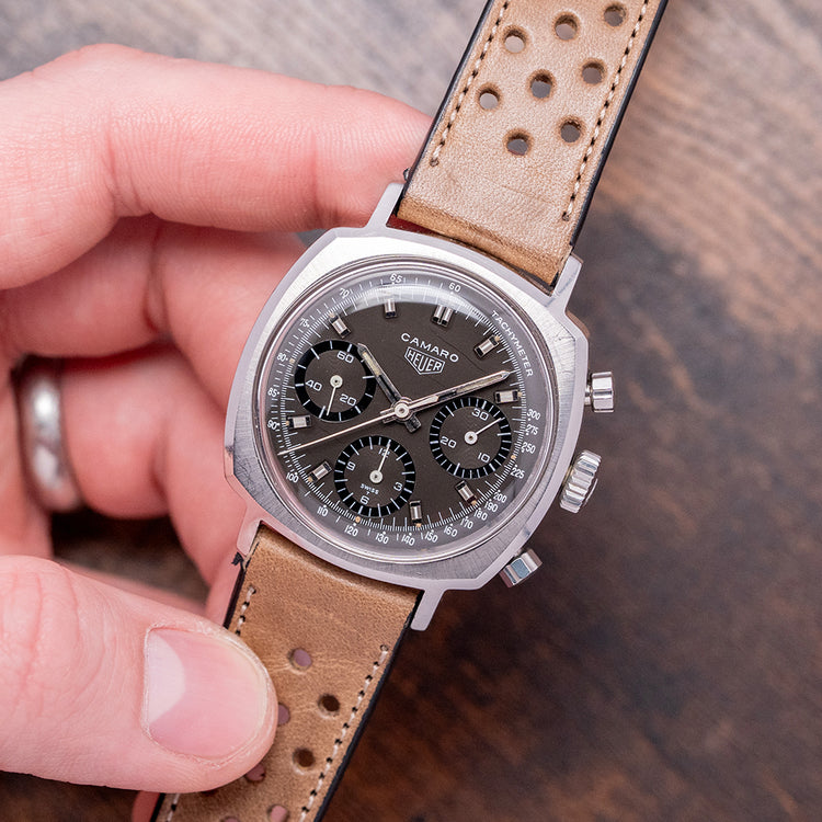 1969 Heuer Camaro Chronograph Valjoux 72 37mm 7220