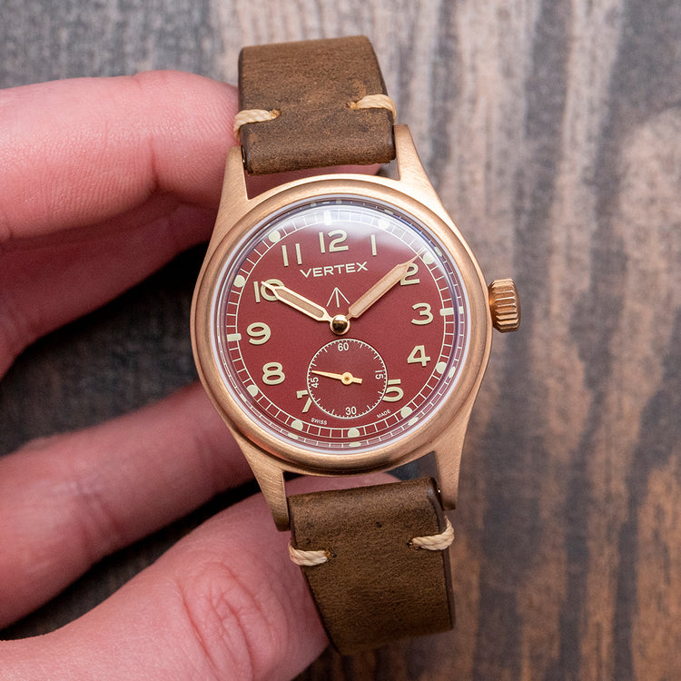 2024 Vertex M36 Armistice Day Red Dial Bronze Limited to 9