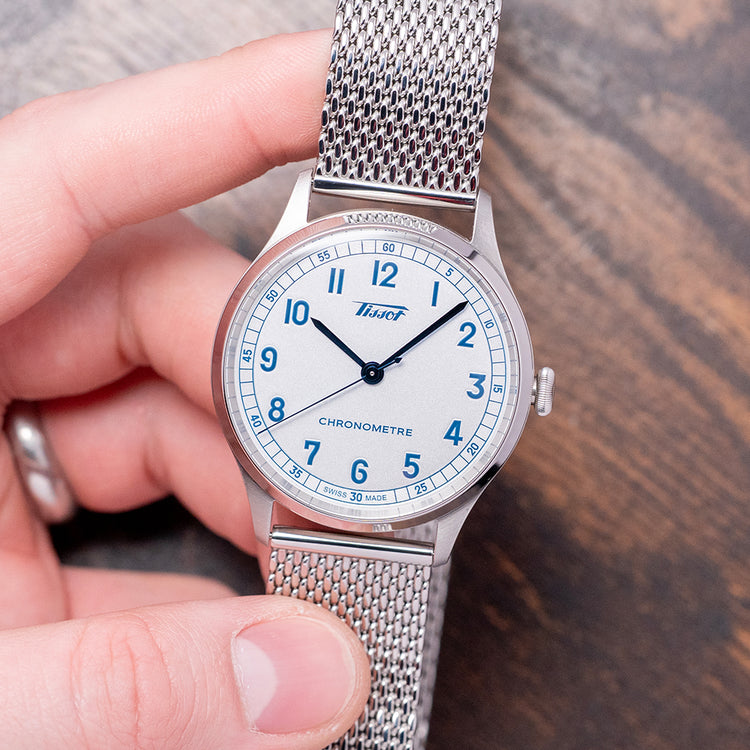 2025 Tissot Heritage 1938 Chronometre 39mm on Bracelet + Strap
