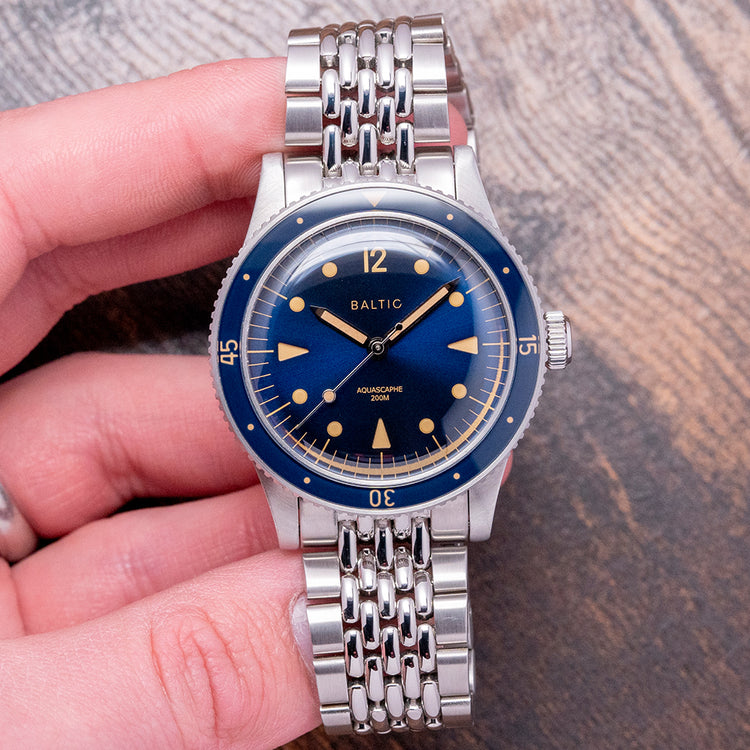 2022 Baltic Aquascaphe Classic Blue Gilt on BOR 39mm