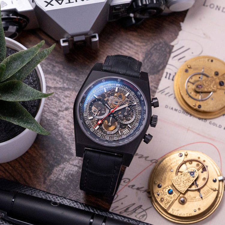 2017 Zenith El Primero New Vintage 1969 Black Limited