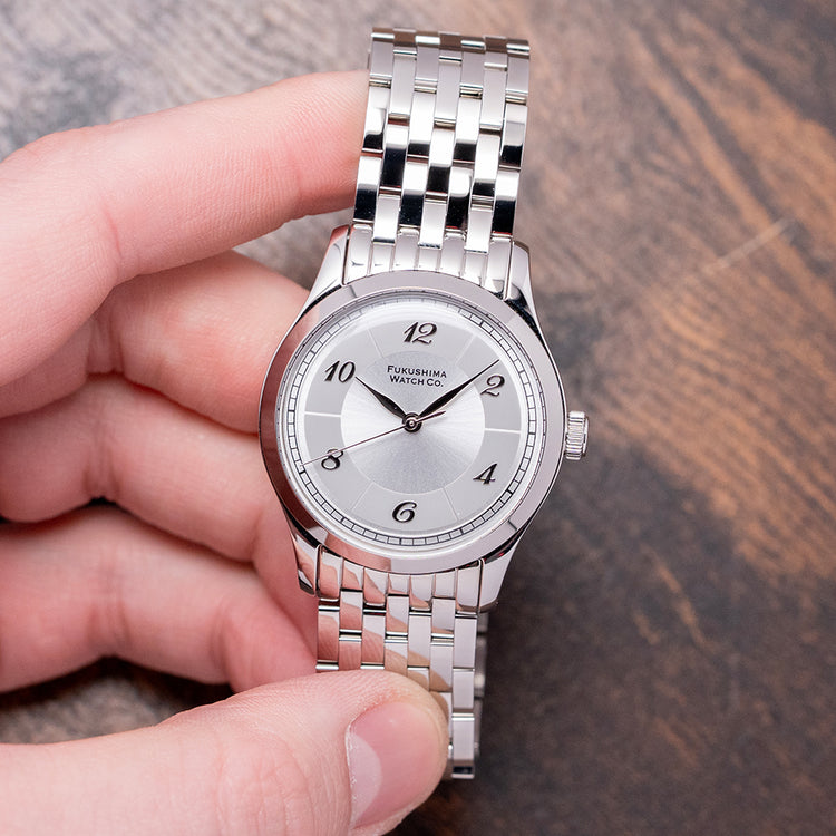 2025 Fukushima Watch Company Futaba Silver Auto 34mm