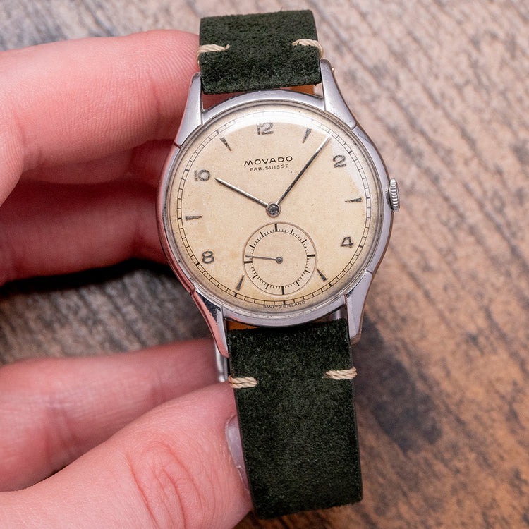 1950s Movado Fab Suisse Oversized 35mm "Calatrava"