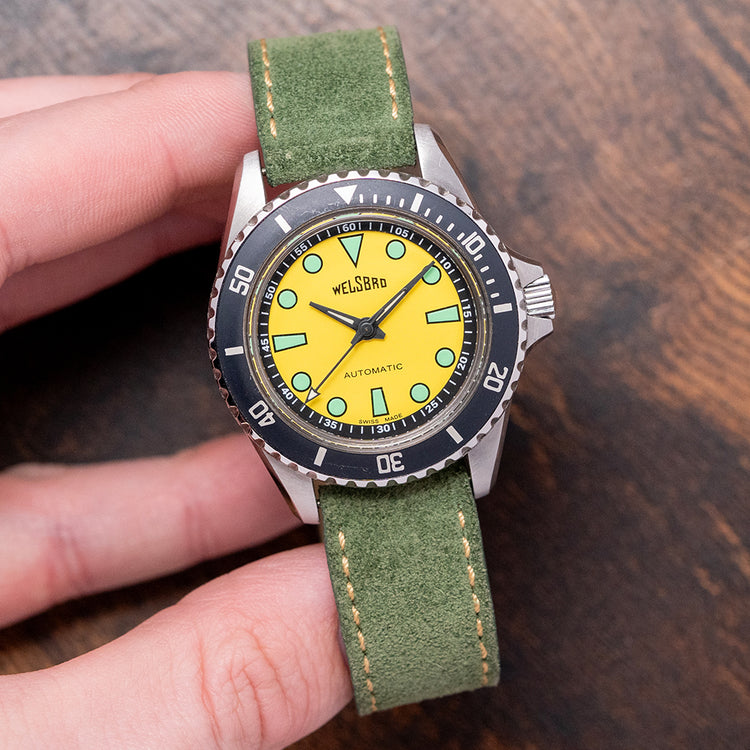 2020s Welsbro Lemon Lime Soda Diver 'Monnin' Automatic 37mm