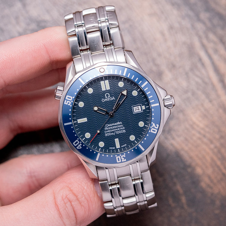 2001 Omega Seamaster Diver 300M Blue Auto 2531.80 41mm
