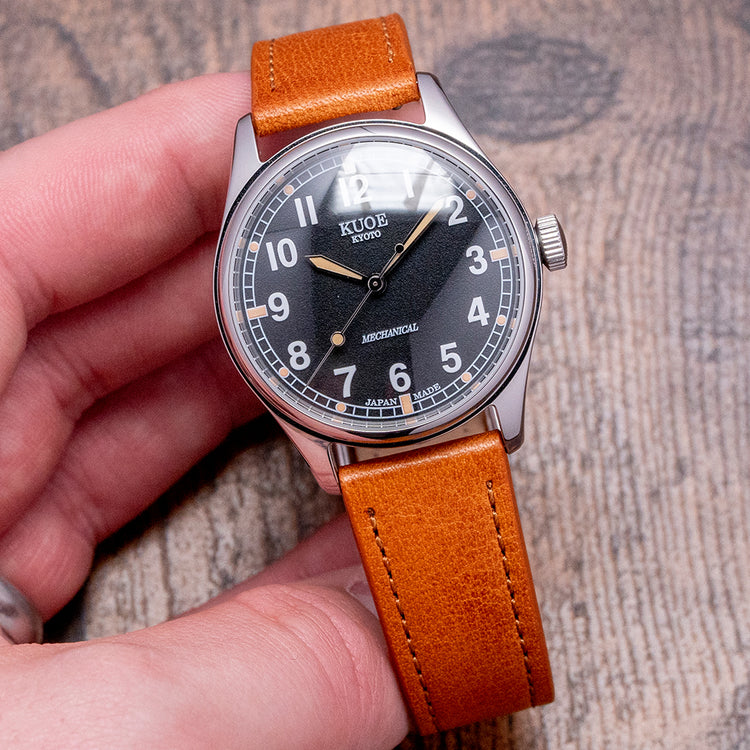 2024 Kuoe Old Smith 90-002 Automatic Black Dial 35mm