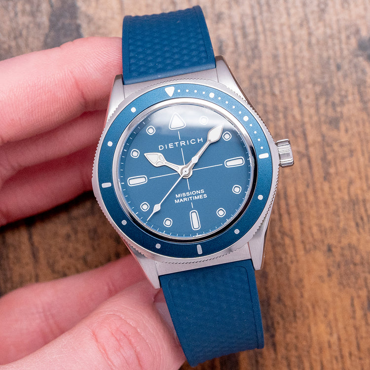 2023 Dietrich Missions Maritimes SD2 Azure Blue 38.5mm