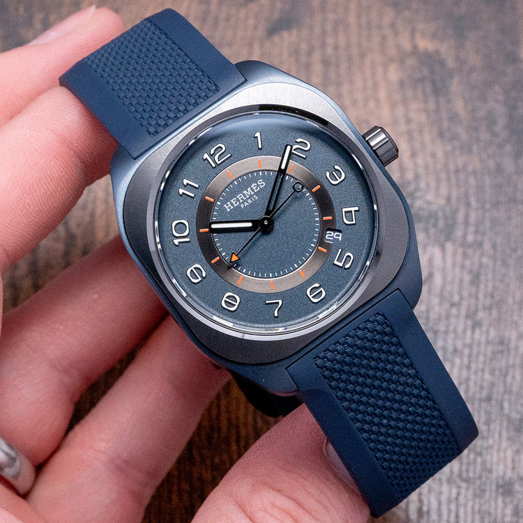 2022 Hermès H08 Deep Blue Titanium Automatic 42mm