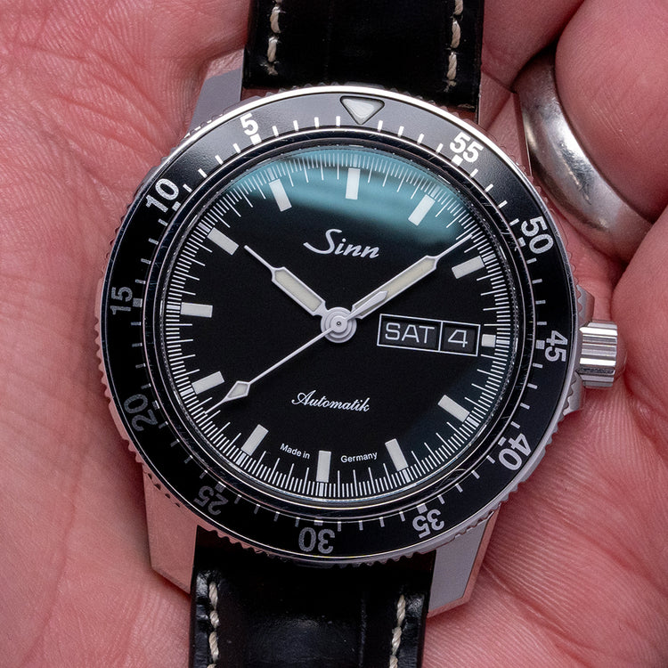 2022 Sinn 104 ST SA Black Automatic on Strap
