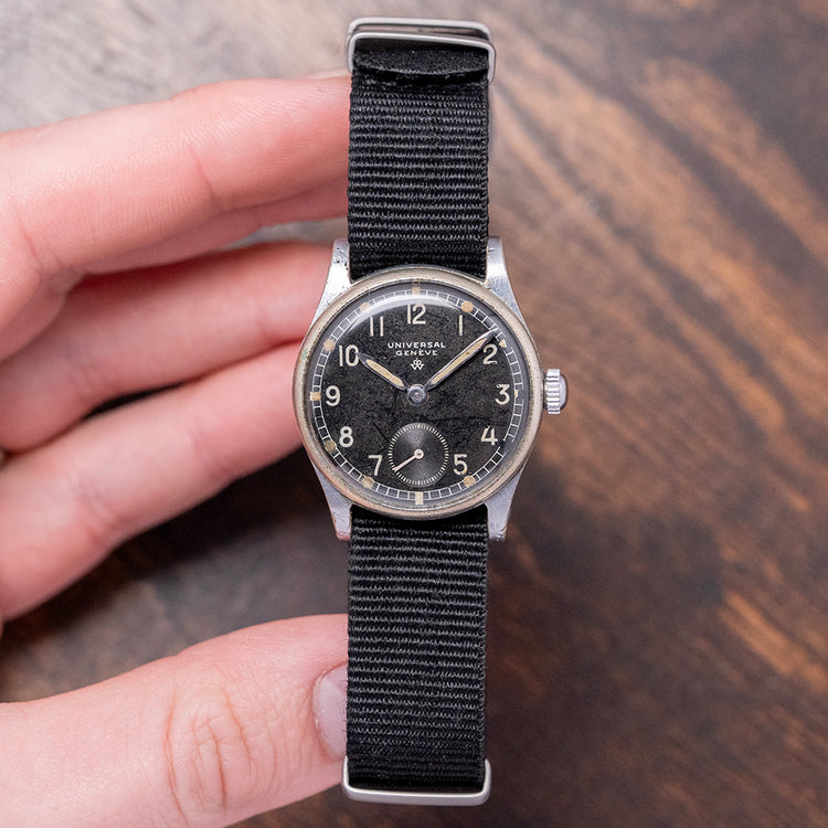 1941 Universal Genève 'Wilhelmina' Black 30mm 31250