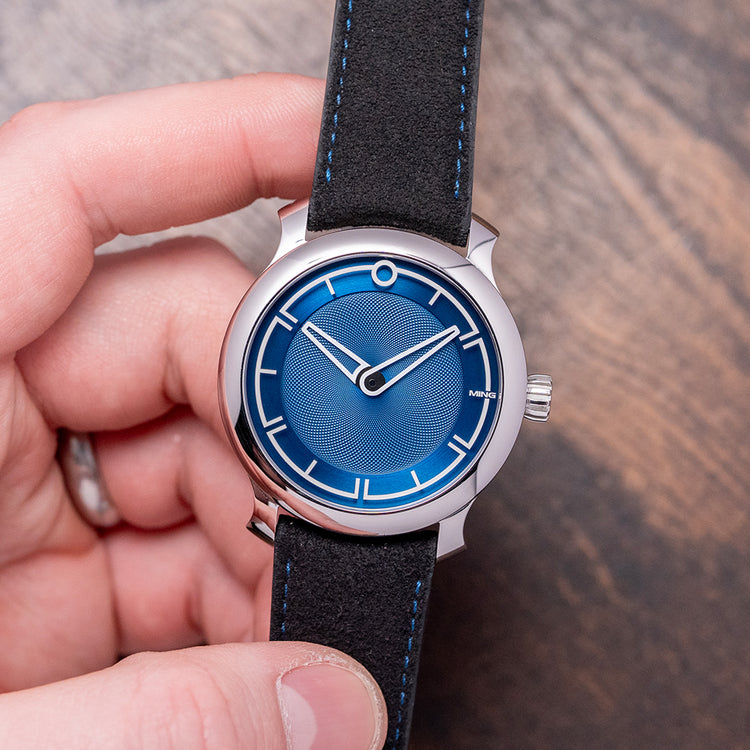 2022 Ming 17.09 Blue Dial Automatic 38mm on Strap