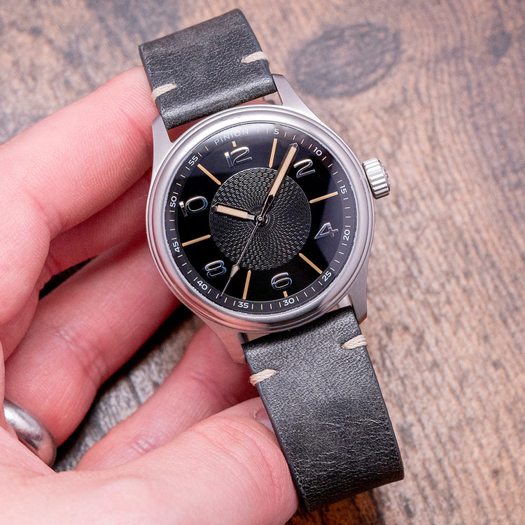 2024 Pinion Neutron Galvanic Black 38mm Automatic