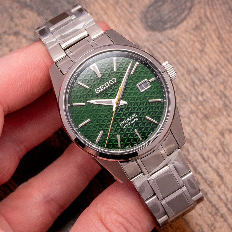 2023 Seiko Presage Sharp Edged Green SPB169J1