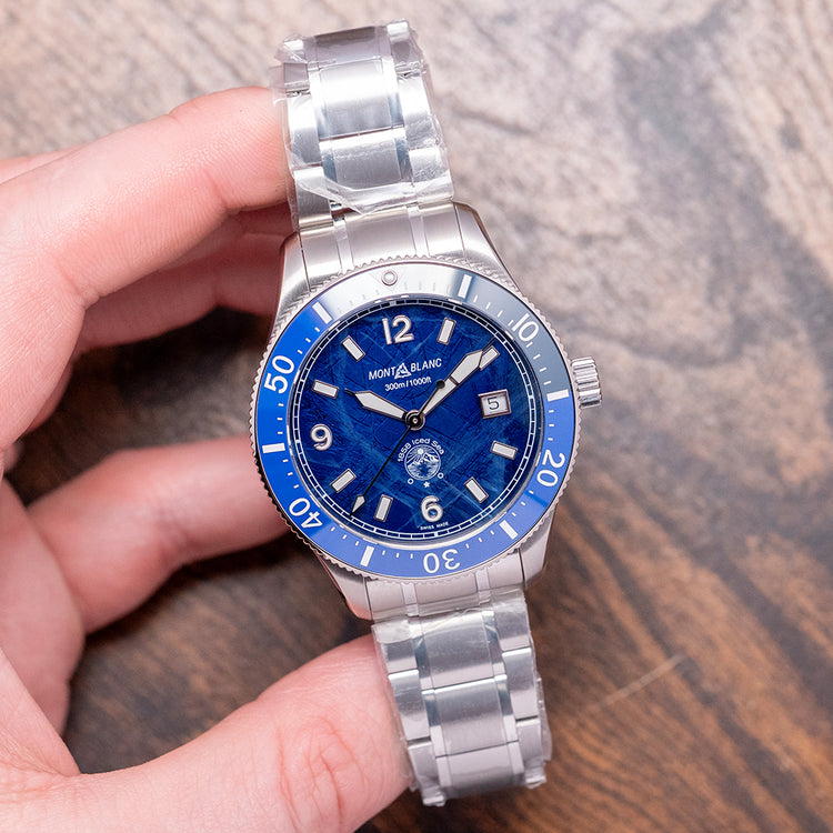 2025 Montblanc Iced Sea Automatic Blue 41mm 129369