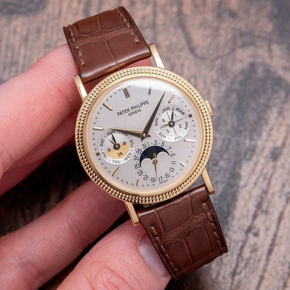 1997 Patek Philippe Perpetual Calendar Yellow Gold 5039J